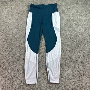 Avia Leggings Womes Small Blue White Pullon Ankle Crop Yoga Ladies 24x24